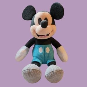 Disney Baby Mickey Mouse Plush with Blue Shorts